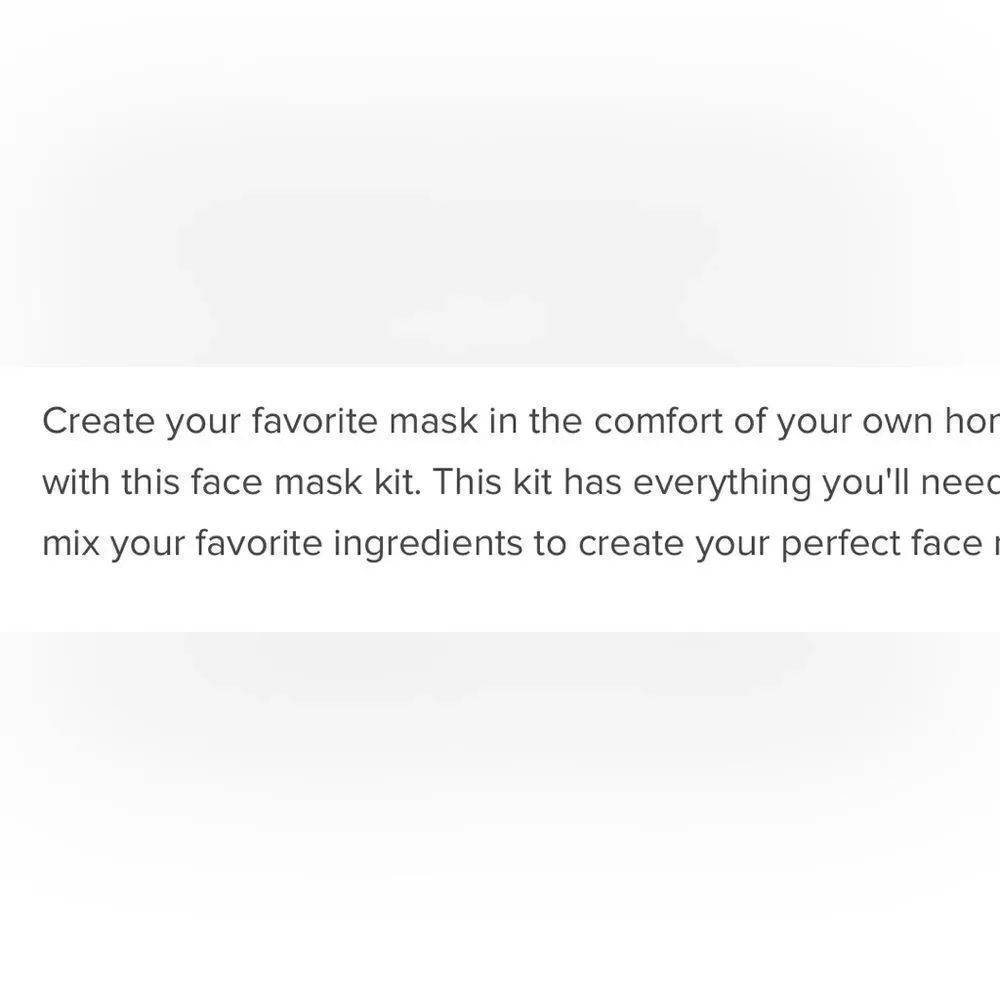 Skin Camp Mask Kit bundle of FOUR. Great gifts